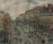 Camille Pissarro, Boulevard Montmartre in Paris